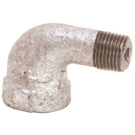 PROPLUS 3/4 Lead Free Galvanized Malleable 90-Degree Street Elbow Silver 44076